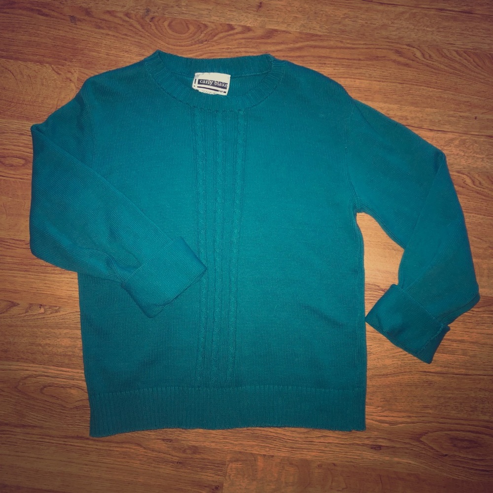 Carly Blake Teal Winter Sweater